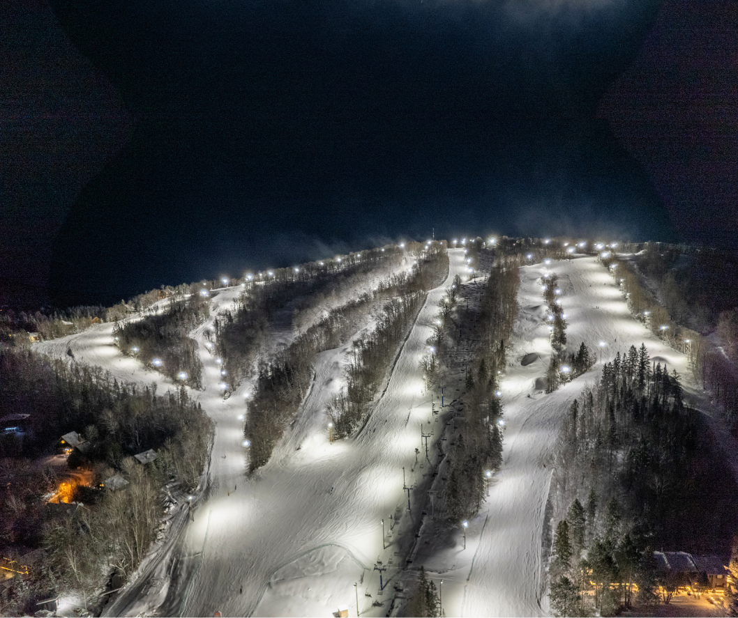 mont blanc night ski