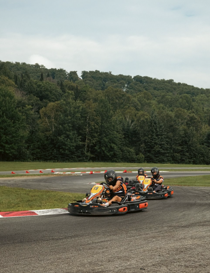 Go-karting near Mont-Tremblant