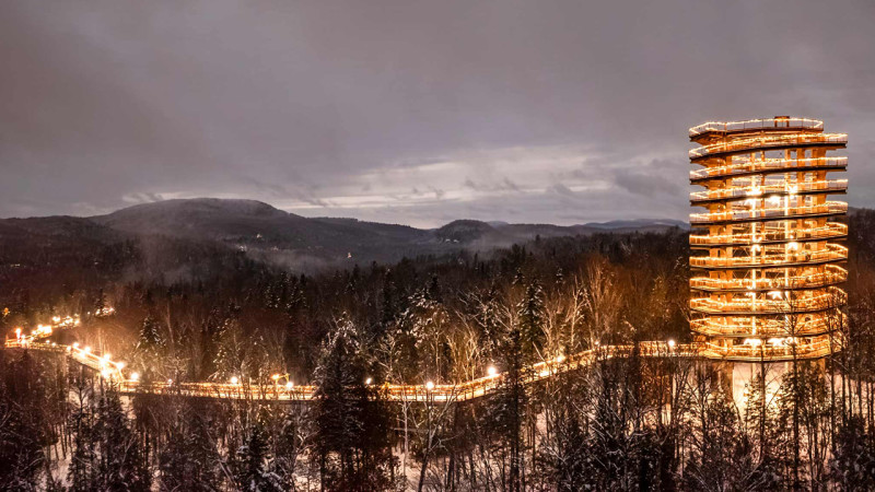 Sentier des Cimes treetop walkway